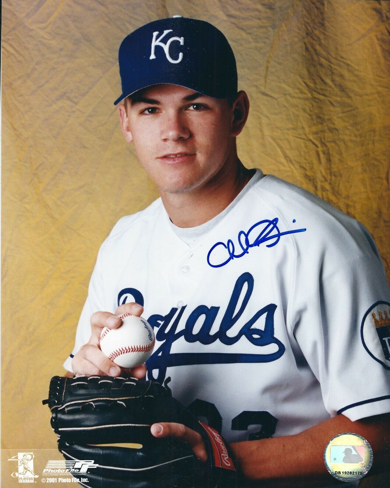 Signed 8x10 CHAD DURBIN Kansas City Royals Autographed Photo Poster painting - COA