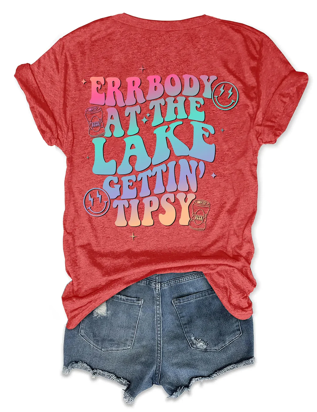 Errbody At The Lake Gettin Tipsy T-shirt