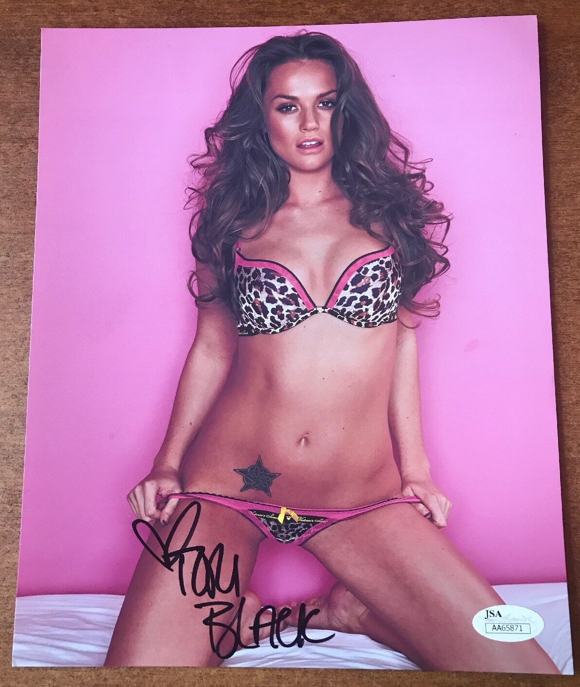 TORI BLACK JSA COA Hand Signed 8X10 Photo Poster painting AVN Autograph Authenticated JSA COA