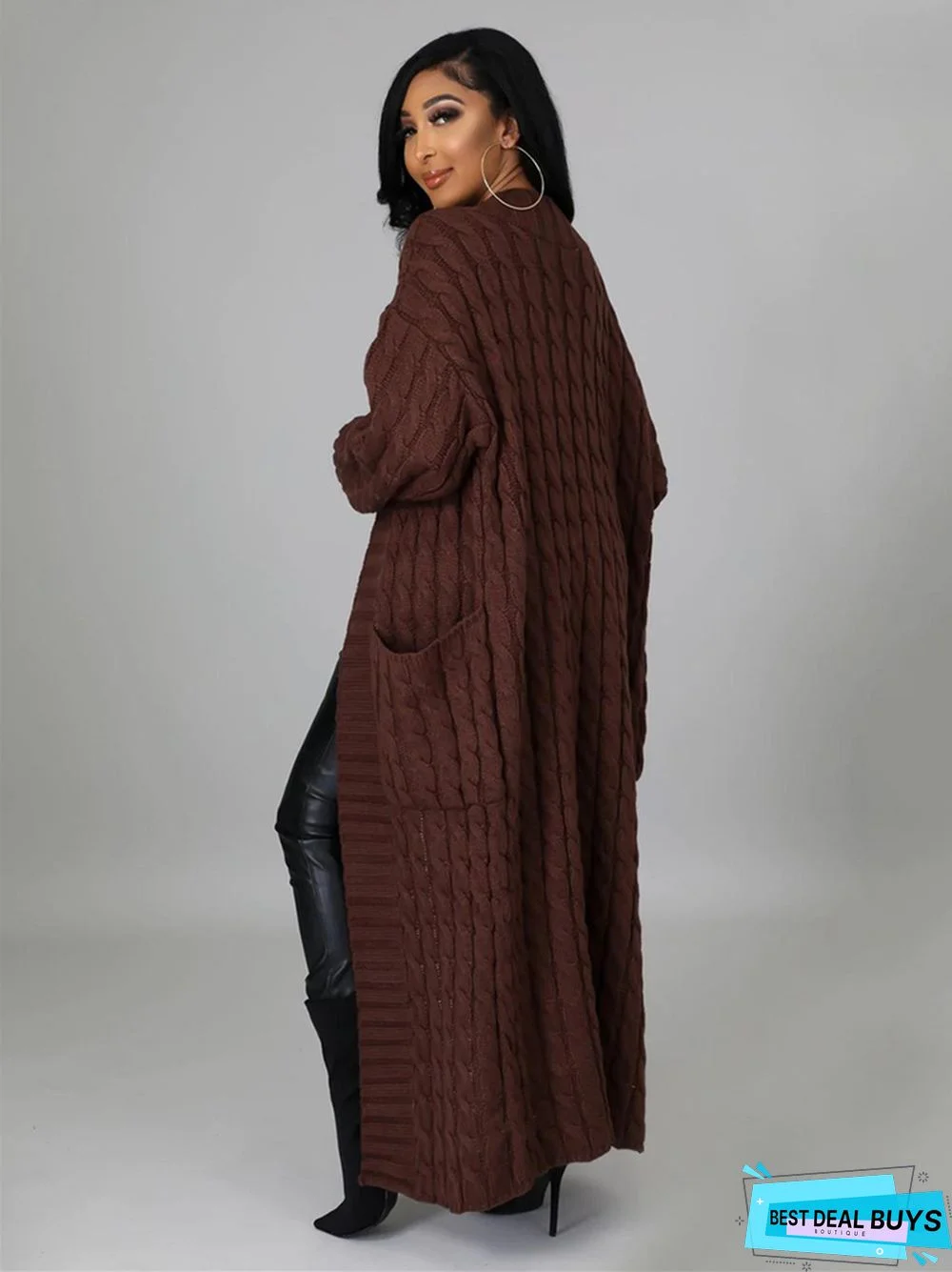 Sexy Casual Solid Color Long Sleeve Sweater