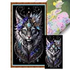 (Big Size)Cat - 11CT Stamped Cross Stitch - 45*75cm