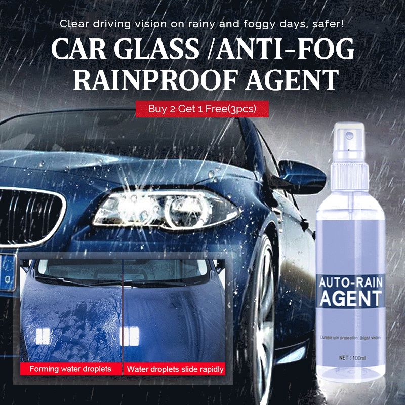 CAR GLASS ANTI-FOG RAINPROOF AGENT