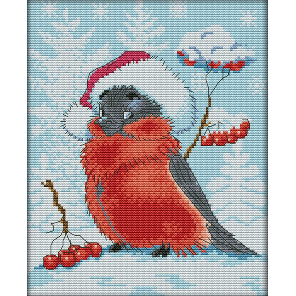 

Christmas Animal - 14CT Stamped Cross Stitch - 25*30cm, 501 Original