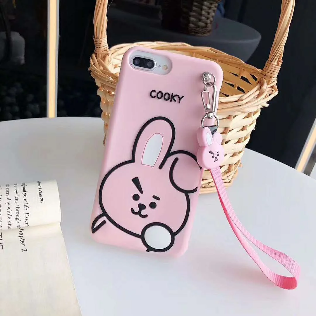 BT21 Phone Case With String