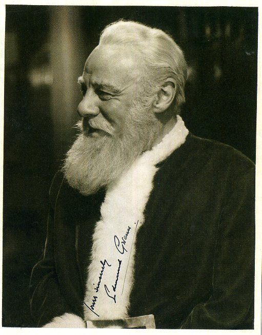 EDMUND GWENN Signed 'Miracle on 34th Street' Photo Poster paintinggraph - Film Actor - preprint