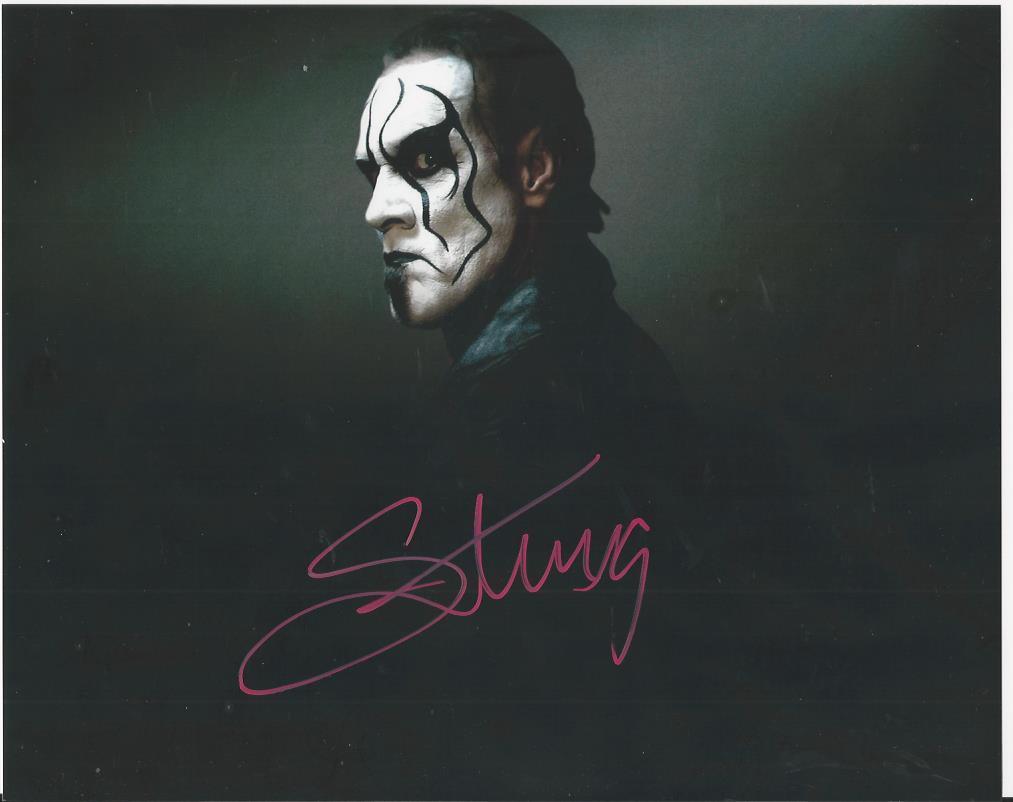 Sting - Wrestling signed Photo Poster painting