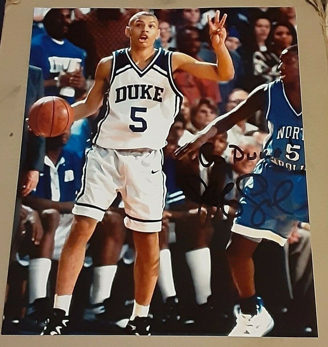 Jeff Capel Duke Blue Devils SIGNED AUTOGRAPHED 8x10 Photo Poster painting COA Pittsburgh Panther