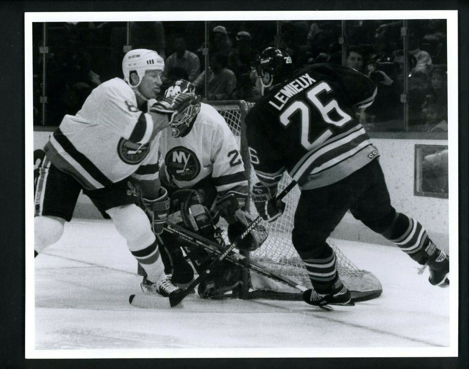 New York Islanders LOT of 3 Press Original Photo Poster paintings Bob Olen Jamie McLennan Hogue