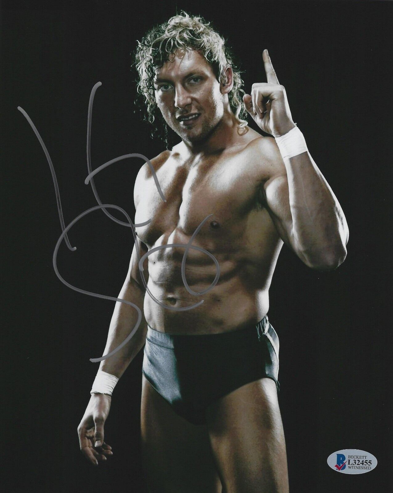 Kenny Omega Signed 8x10 Photo Poster painting BAS COA New Japan Pro Wrestling Bullet Club Auto N