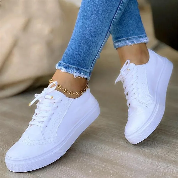 Comfy Casual Low-Cut Lace Up Non-Slip Suede Flat Heel Shoes shopify Stunahome.com