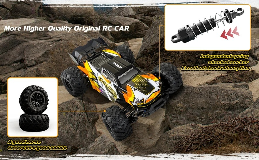 Tegooe 116 Scale High Speed RC Off-Road Racing Truck - 4WD Remote Control Toy