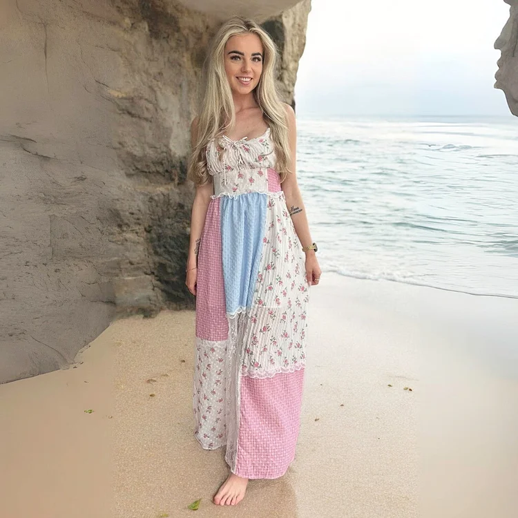 Wild Rose Patchwork Dress