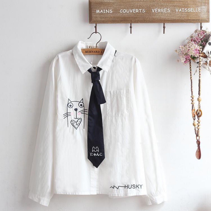 Japanese Cartoon Kitty Letter Print Cape Hooded Outerwear