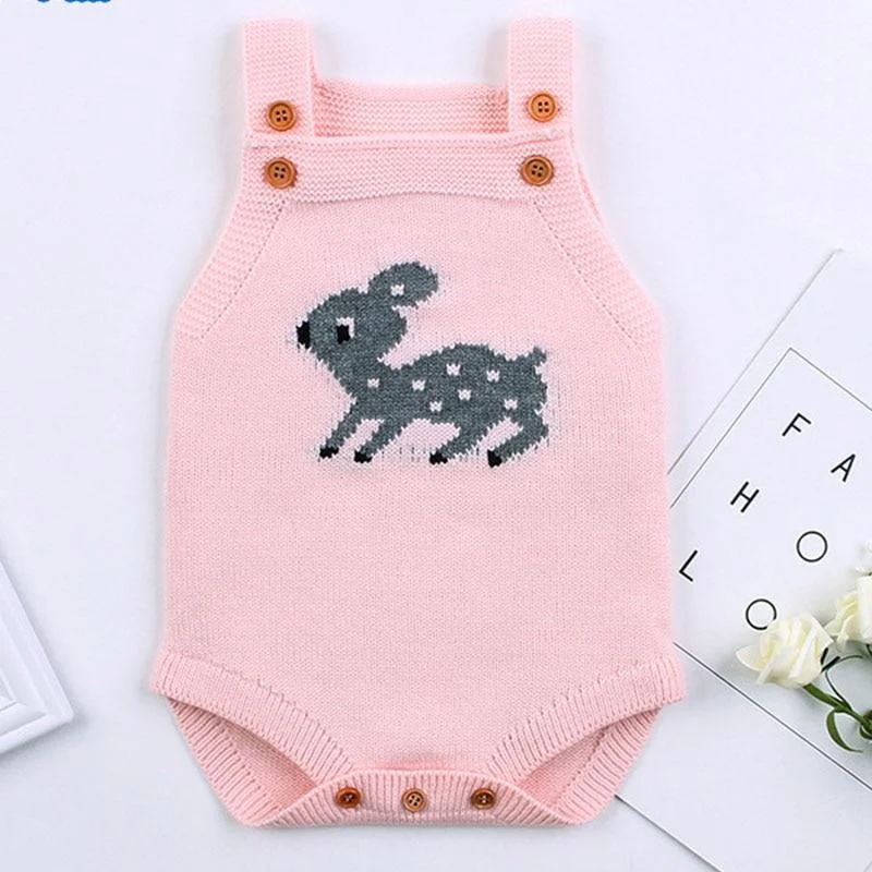 Baby Romper Jumpsuit Autumn Sweater Baby Knitted Sweater Jumpsuit Children Warm Clothing Fashion Jumpsuit