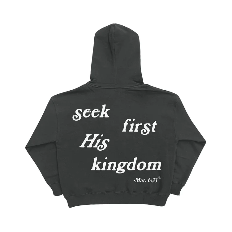 Loveciss®/ 🔥😵‍💫Seek First His Kingdom Loose Hoodie