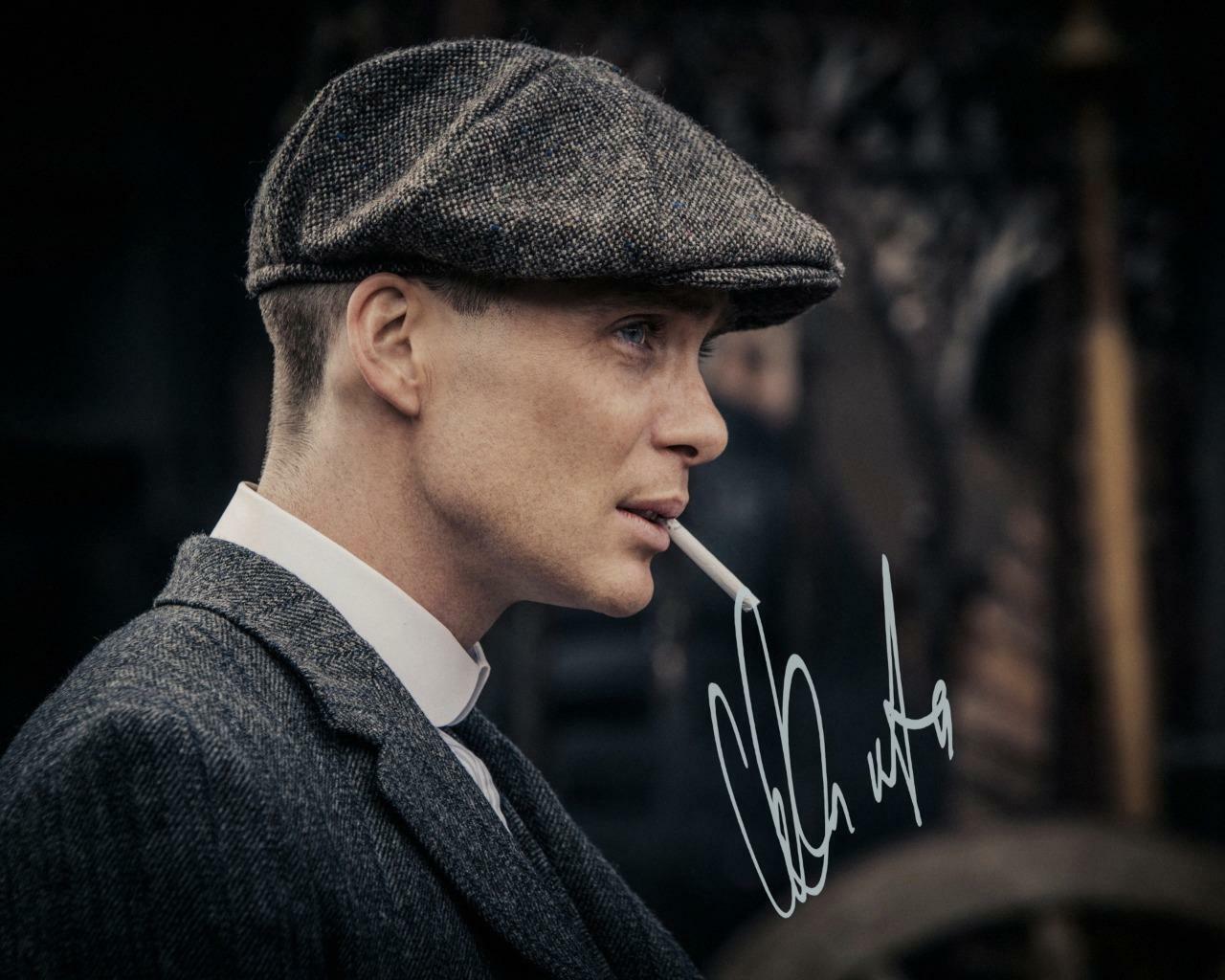 CILLIAN MURPHY PEAKY BLINDERS SIGNED AUTOGRAPHED 10X8 REPRODUCTION Photo Poster painting PRINT