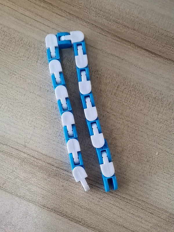 24-section Bicycle Plastic Chain Track Decompression Toy