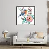 Robin-11CT Stamped Cross Stitch Bead Embroidery 36*36cm/14.17*14.17in tapestrymarket