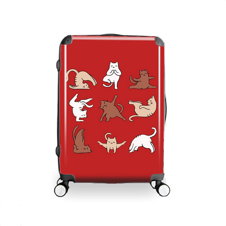 Cat Yoga Pose, Yoga Hardside Luggage