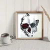 Diamond Painting -DIY Full Round Drill Skull Rose