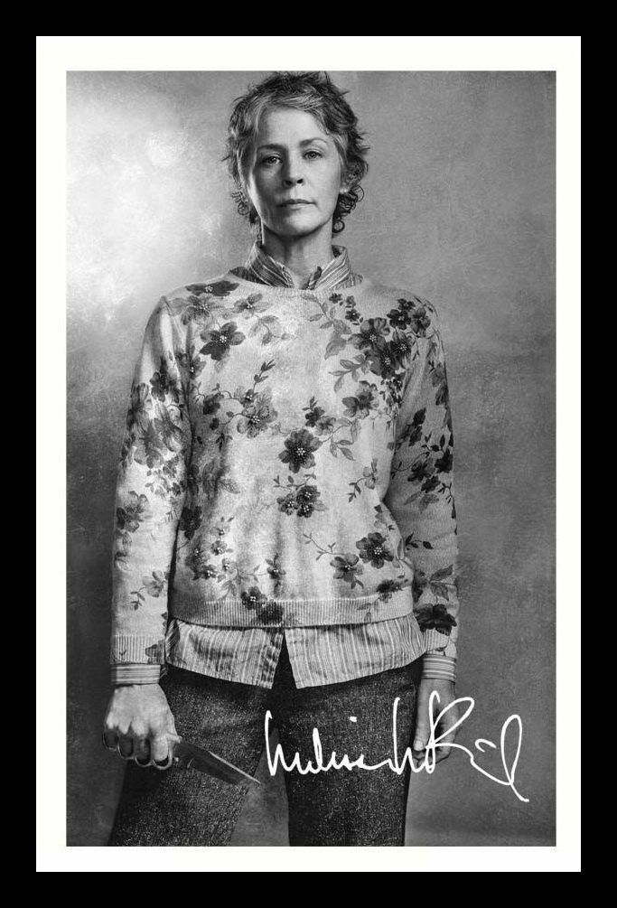 Melissa McBride - The Walking Dead Autograph Signed & Framed Photo Poster painting 3