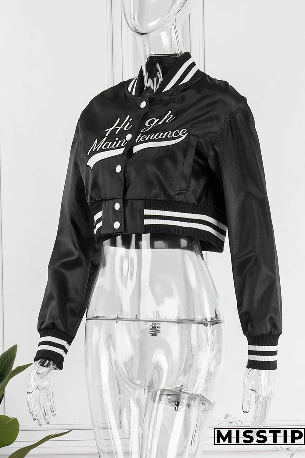 Green Casual Street Embroidered Patchwork Buckle Cardigan Collar Outerwear