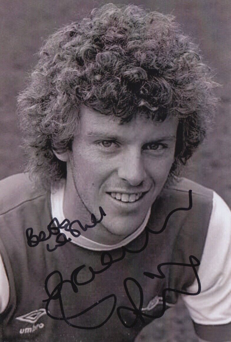GRAHAM RIX HAND SIGNED 6X4 Photo Poster painting ARSENAL FOOTBALL AUTOGRAPH 1