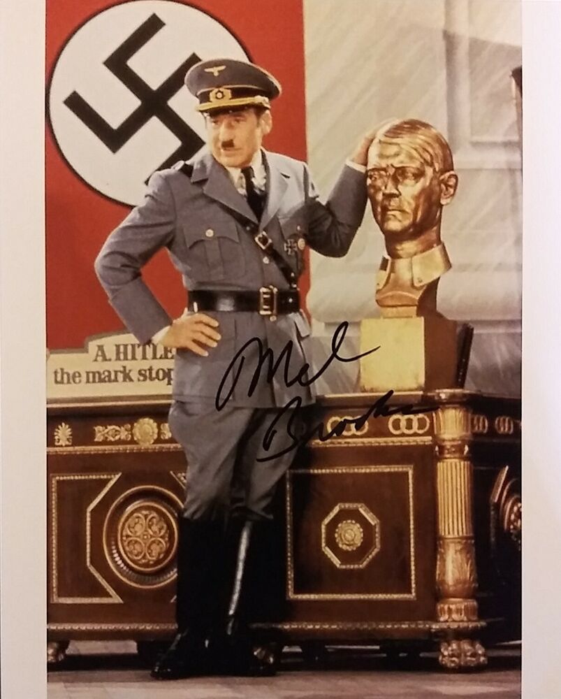 Mel Brooks signed 8x10