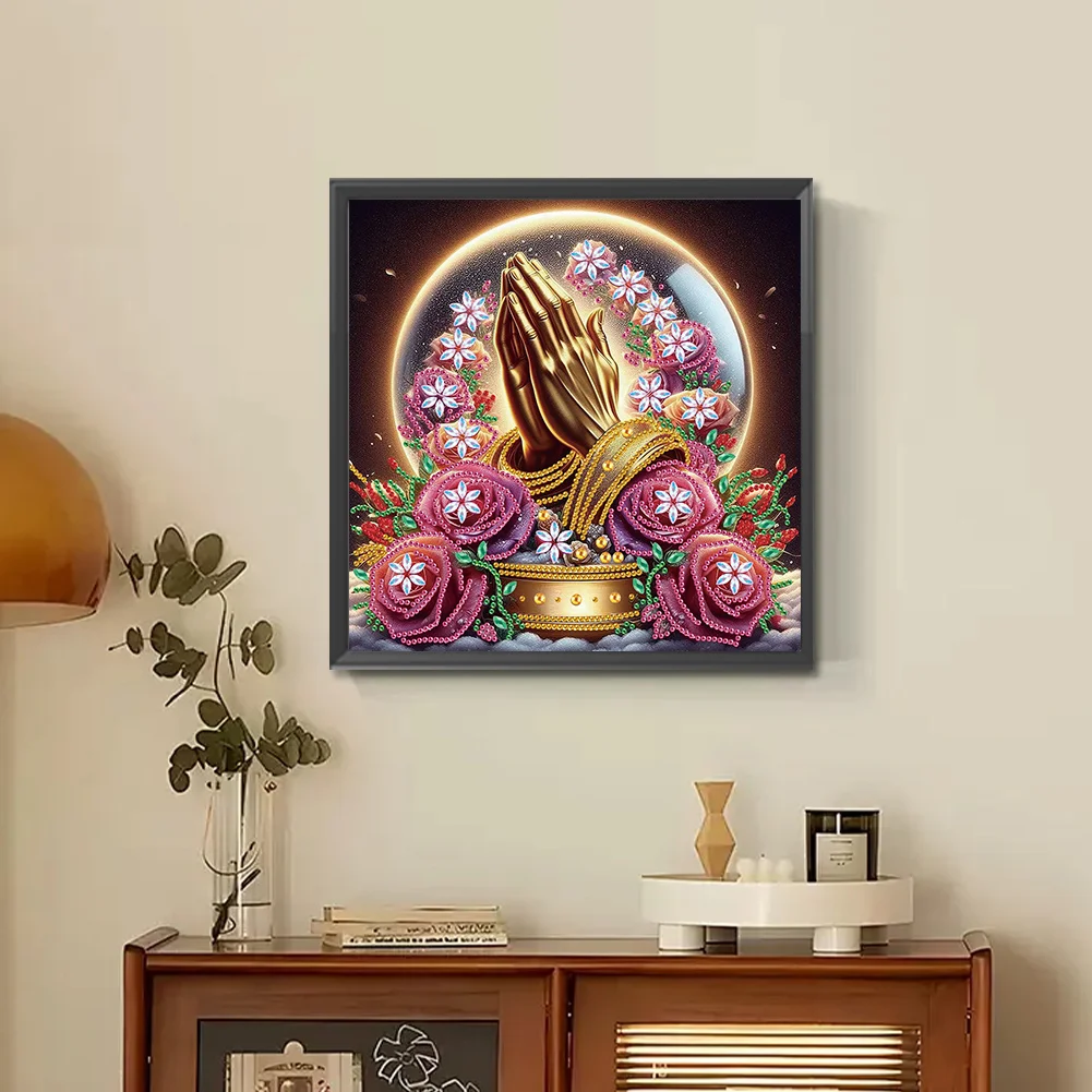 Diamond Painting - Partial Special Shaped Drill - Buddha(Canvas|30*30cm)