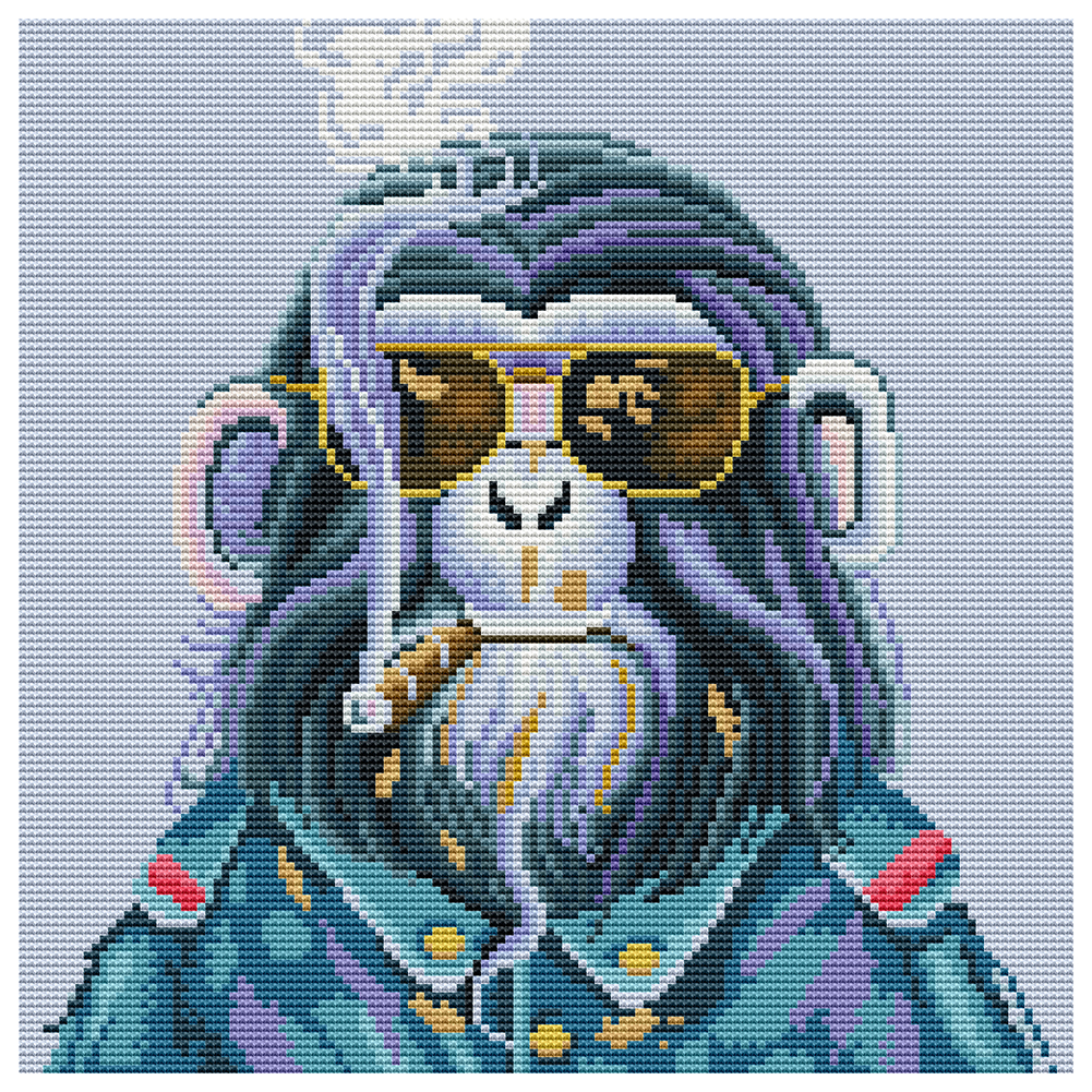 

Orangutan - 11CT Stamped Cross Stitch - 36*36CM, 501 Original