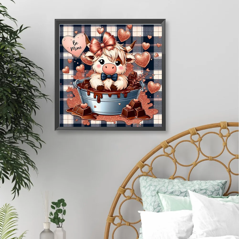 Diamond Painting - Full Round Drill - Chocolate Yak(Canvas|40*40cm)