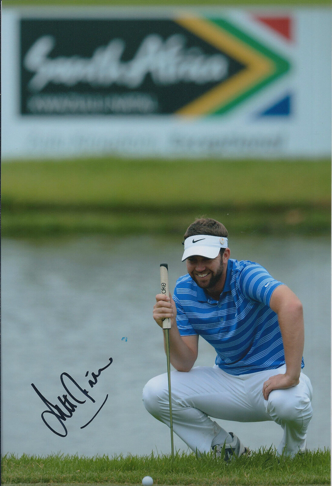 Scott JAMIESON SIGNED Autograph GOLF Photo Poster painting AFTAL COA Nelson Mandela Championship