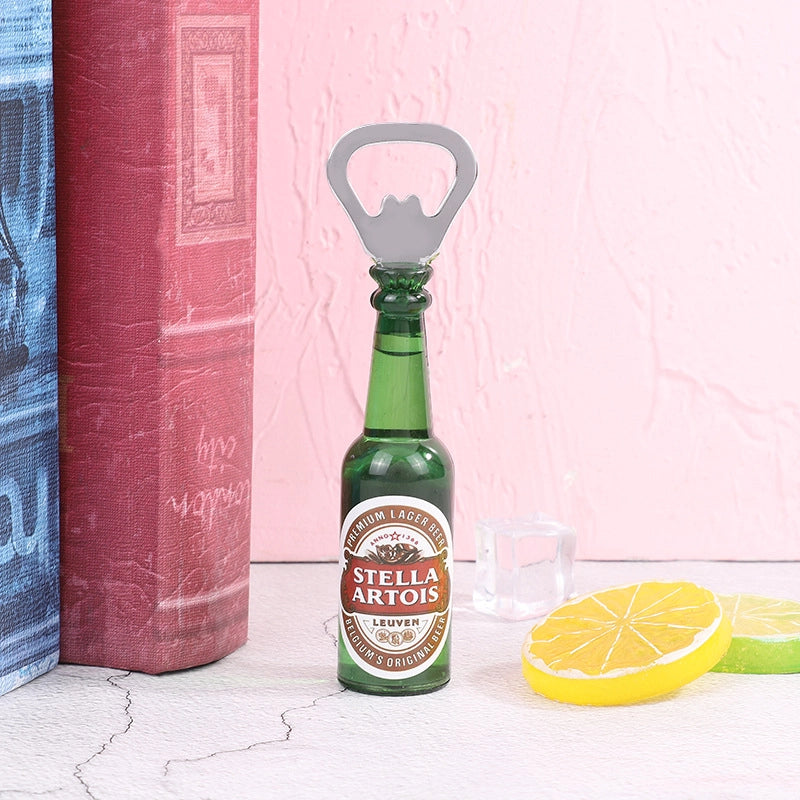 Creative Beer Bottle Bottle Opener Home Personalized Trend Refridgerator Magnets Cross-border Mini Beer Screwdriver