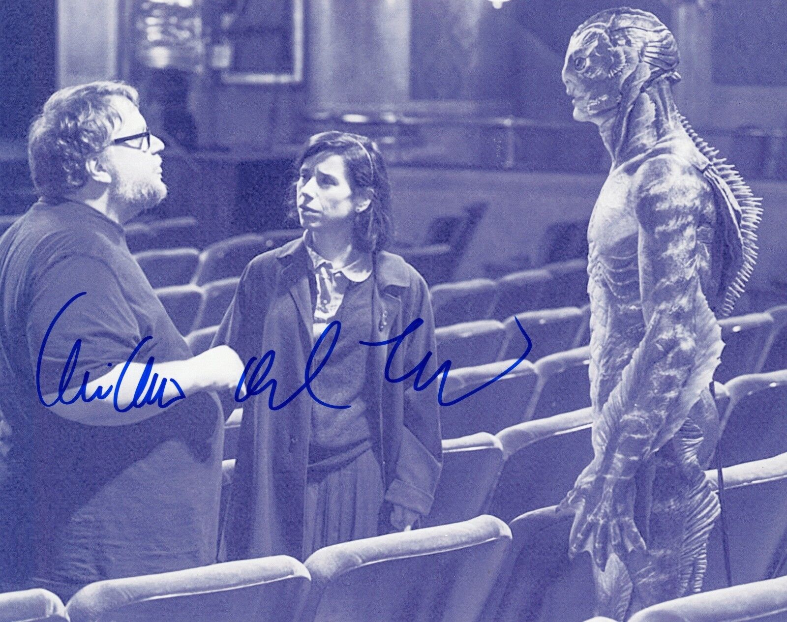 ~~ GUILLERMO DEL TORO Authentic Hand-Signed The Shape of Water