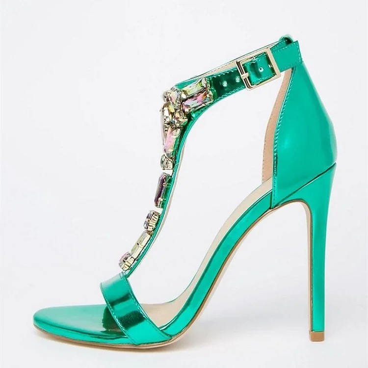 Emerald Prom Shoes