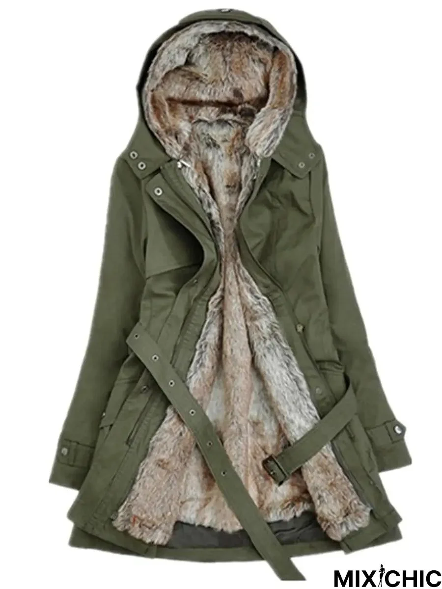 Casual Ladies Basic Coat jaqueta feminina jacket Warm Long