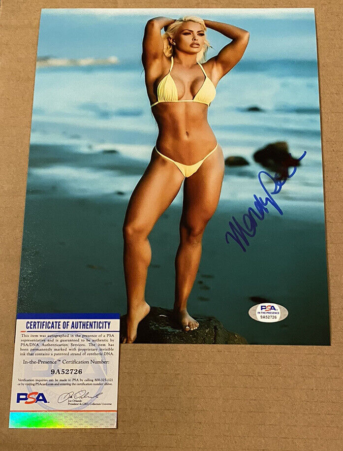 MANDY ROSE SIGNED SEXY 8X10 WWE WRESTLING Photo Poster painting PSA/DNA Certified #2