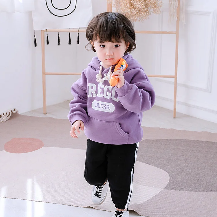 OREGON DUCKS Fleece Lined Family Matching Hoodies