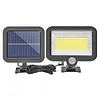 COB 100LED Solar Lamp Motion Sensor Waterproof Outdoor Path Night Lighting