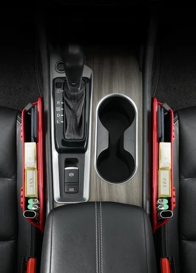 Car Seat Gap Storage Box Leak-proof Car Storage Box