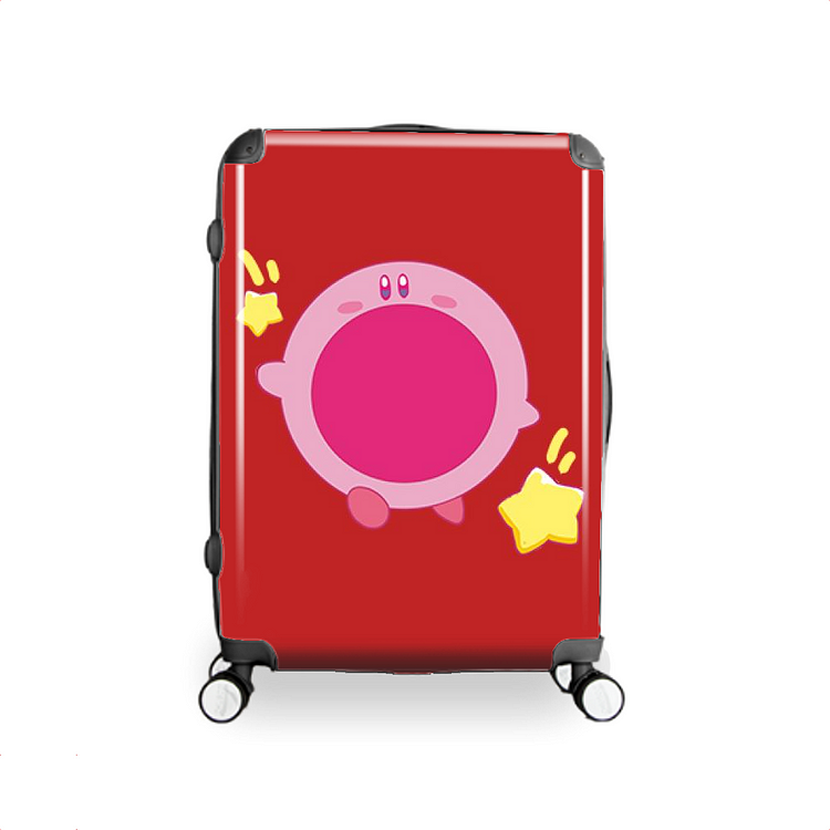 Kirby Eating The Stars Open Mouth, Kirby Hardside Luggage