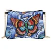 DIY butterfly shaped diamond painting one-shoulder chain lady bag