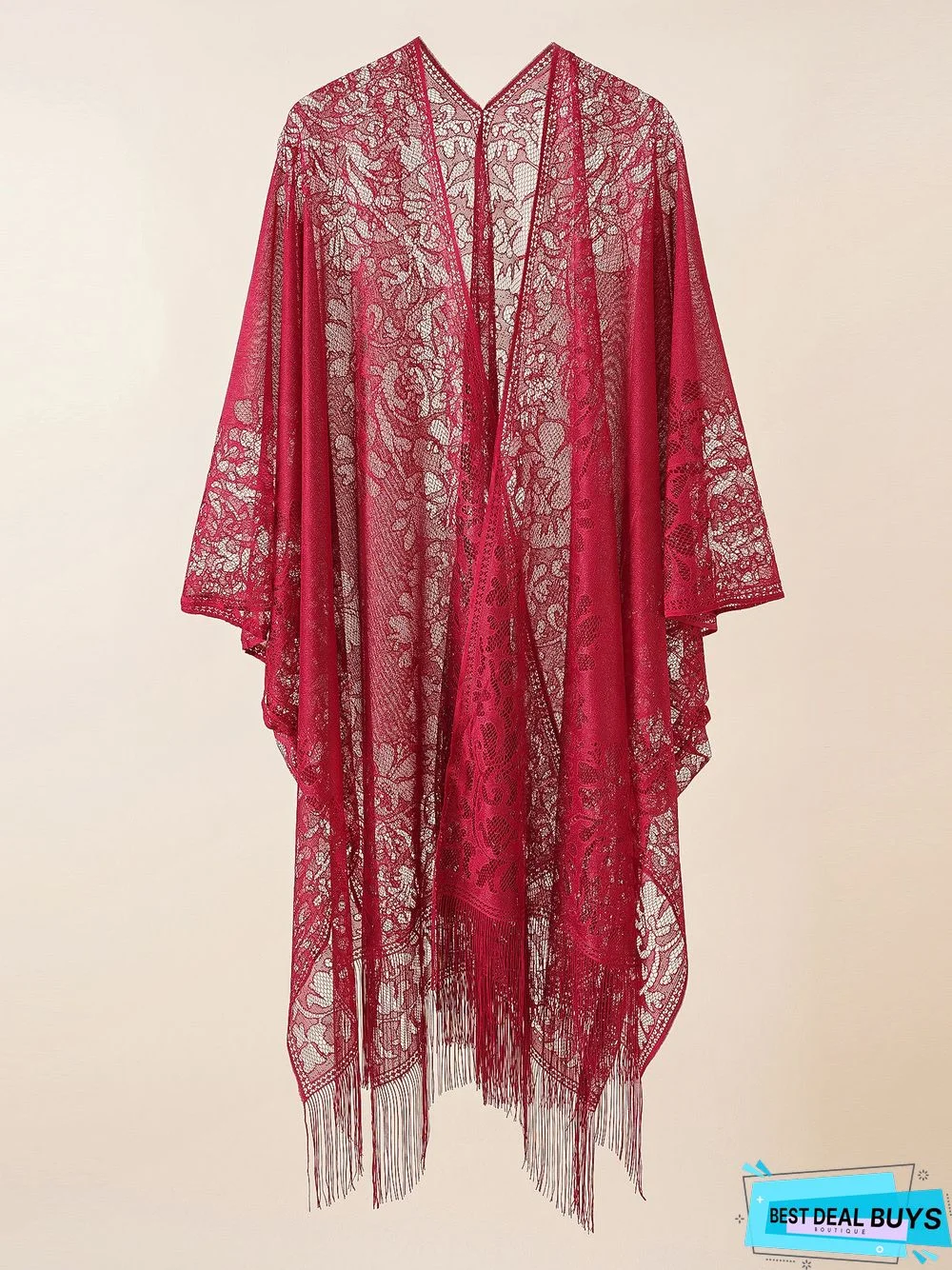 Boho Silk Cutout Floral Pattern Shawl Scarf Party Home Vacation Beach Accessories