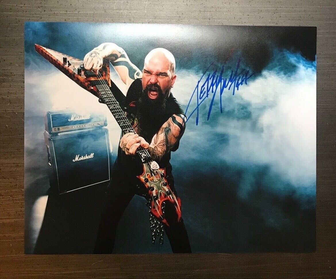 * KERRY KING * signed autographed 11x14 Photo Poster painting * SLAYER * PROOF * 3