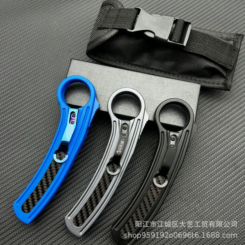 Spot Cross-Border Direct Supply Zinc Alloy Outdoor Camping Otf Tactical Machete Handle Edc Folding Knife Accessories Portable Tools