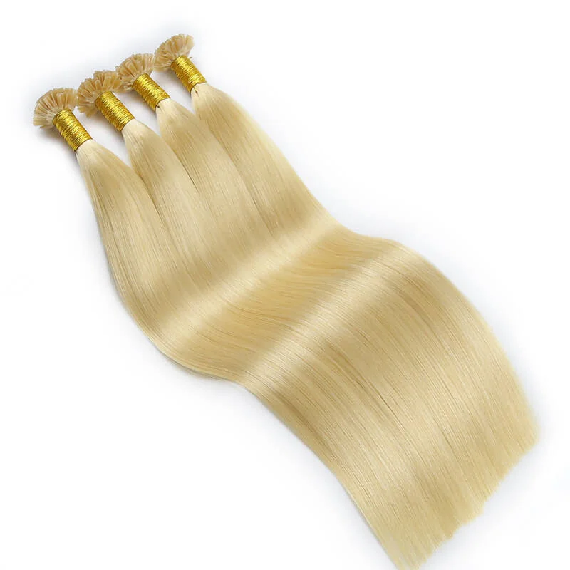 Pre-Bonded U Tip Hair Extension #22 Light Pale Blond 100Gram Per Pack