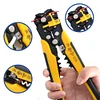 Crimper Cable Cutter Adjustable Automatic Wire Stripper Multifunctional Stripping Crimping Pliers Terminal Hand Tool
