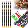 (US Local)5Pcs 5D Crystal Gem Pick Up Tool 23cm Dotting Wax Pencil for Art Craft