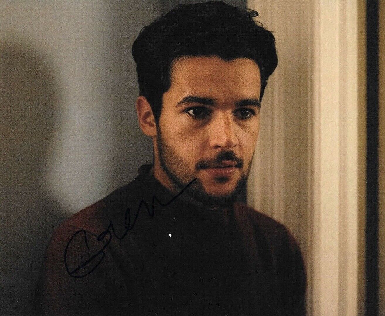 * CHRISTOPHER ABBOTT * signed 8x10 Photo Poster painting * GIRLS * COA * 1