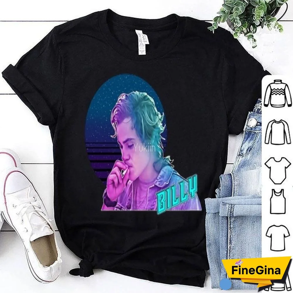 Billy Stranger Things Shirt, Shortsleeve T-Shirt